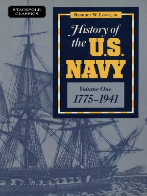 cover image of History of the U.S. Navy